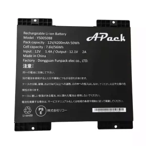 全新 電池 適用於 APACK Y5005088
