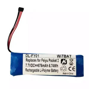 全新 電池 適用於 Feiyu Pocket 2S,Pocket 2,Pocket 1
