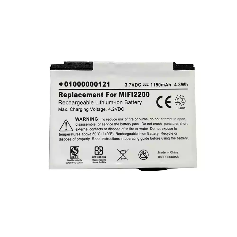 全新 電池 適用於 Novatel MiFi 2200,40115114