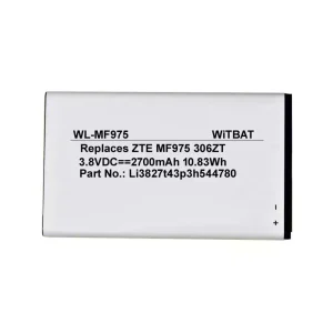 全新 電池 適用於 ZTE 303ZT,305ZT,306ZT,MF975,MF975S,MF975U,Li3827t43p3h544780