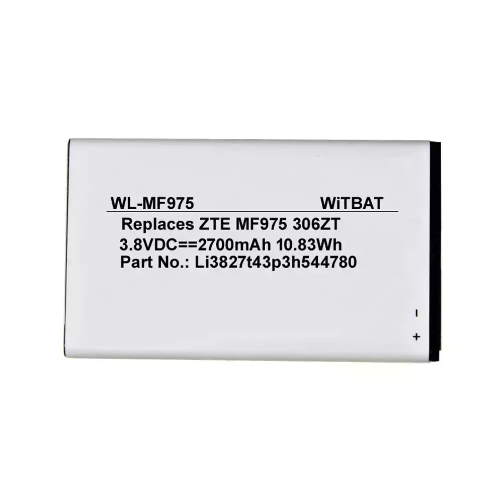 全新 電池 適用於 ZTE 303ZT,305ZT,306ZT,MF975,MF975S,MF975U,Li3827t43p3h544780