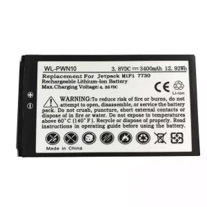 全新 電池 適用於 Verizon Jetpack MiFi 7730,MiFi 8800L,40123117