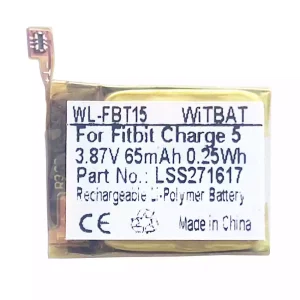 全新 電池 適用於 Fitbit Charge 5 FB421,LSS271617