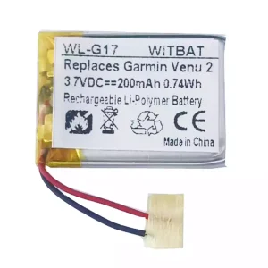 全新 電池 適用於 Garmin Venu 2S,361-00137-10