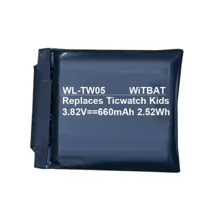 全新 電池 適用於 TicWatch Kids WG11066,DRE622732SA