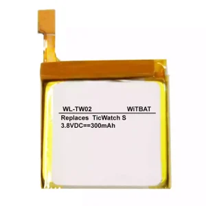 全新 電池 適用於 TicWatch E,TicWatch S