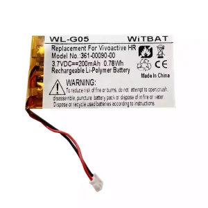 全新 電池 適用於 Garmin VivoActive HR,361-00090-00