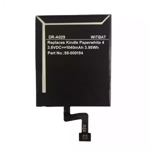 全新 電池 適用於 Kindle Paperwhite 4,58-000194,26S1017