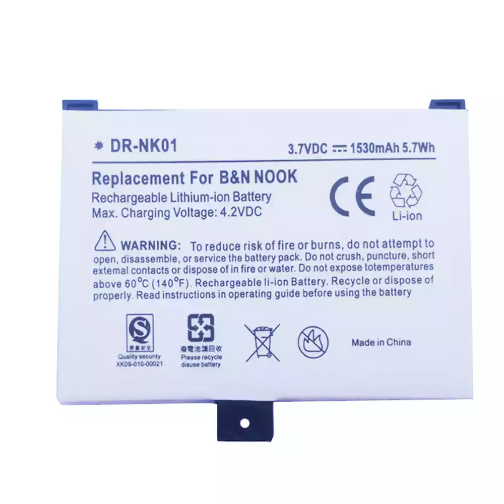 全新 電池 適用於 Barnes & Noble NOOK BNRV100 BNRB1530,BNRZ1000,BNRB454261