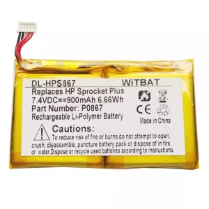 全新 電池 適用於 HP Sprinter Plus Pocket Photo Printer,P0867