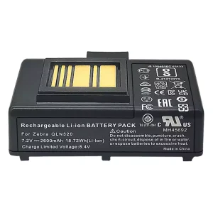 全新 電池 適用於 Zebra P1023901