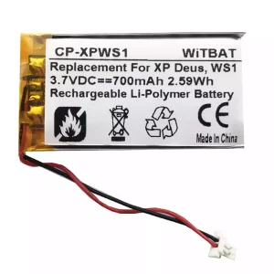 全新 電池 適用於 XP ORX Deus,WS1,WS2,WS3,WS4,WS5