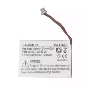 全新 電池 適用於 Garmin 361-00056-12
