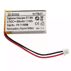 全新 電池 適用於 Educator ET-300 EZ-900,PR-762229N