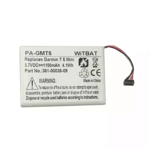 全新 電池 適用於 Garmin T 5 Mini,TT 15 Mini GPS,361-00035-09
