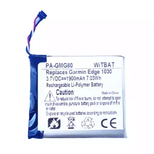 全新 電池 適用於 Garmin Edge 1030 GPS,Approach G80,361-00105-00