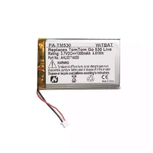 全新 電池 適用於 TomTom Go 530 Live,Go 630,Go 720,Go 730,Go 930,AHL03714000