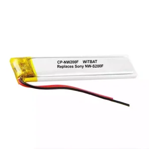 全新 電池 適用於 Sony NW-S200F,NW-S202F,NW-S203F,NW-S205F