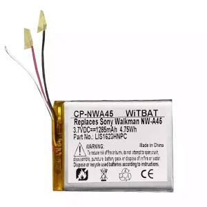 全新 電池 適用於 Sony Walkman NW-ZX500 NW-ZX505 NW-ZX507,LIS1623HNPC