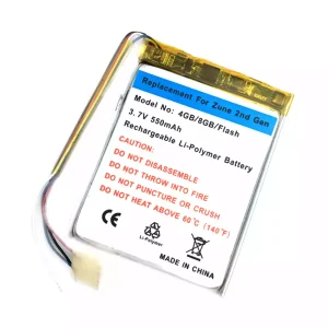 全新 電池 適用於 Microsoft Zune 2 4GB,Zune 2 8GB,X814398-001