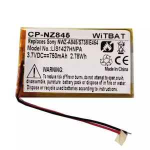 全新 電池 適用於 SONY LIS1374HNPA,NWZ-A845 NW-S639
