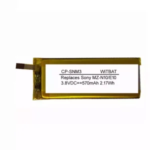 全新 電池 適用於 Sony MZ-N10,MZ-E10,LIP-3WMB