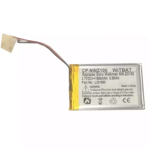 全新 電池 適用於 Sony Walkman NW-A306,NW-A307,LIS1650