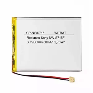 全新 電池 適用於 Sony Walkman NW-S710,NW-S715F,LIS1401