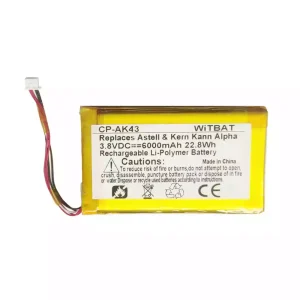 全新 電池 適用於 iRiver Astell & Kern KANN ALPHA PPM43,BZ124678