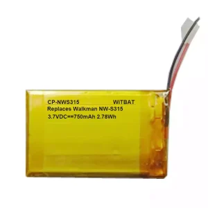全新 電池 適用於 SONY Walkman NW-S313 NW-S315,AHB303450