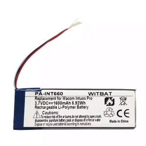 全新 電池 適用於 Wacom Intuos Pro PTH660,PTH860