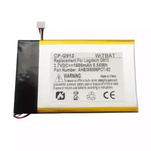 全新 電池 適用於 Logitech G913 G913 TKL,G915 G915 TKL,AHB355085PCT-02