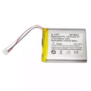 全新 電池 適用於 Life Fitness IC7 - IC-FWIC7C1-01,IC7 - IC-LFIC7B2-01,IC8 - IC-LFIC8C1-01,Cybex IC7 - IC-CYIC7B2-01