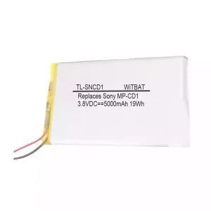 全新 電池 適用於 Sony MP-CD1