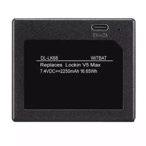 全新 電池 適用於 Lockin V5 Max,S50M,S6 Max,684360